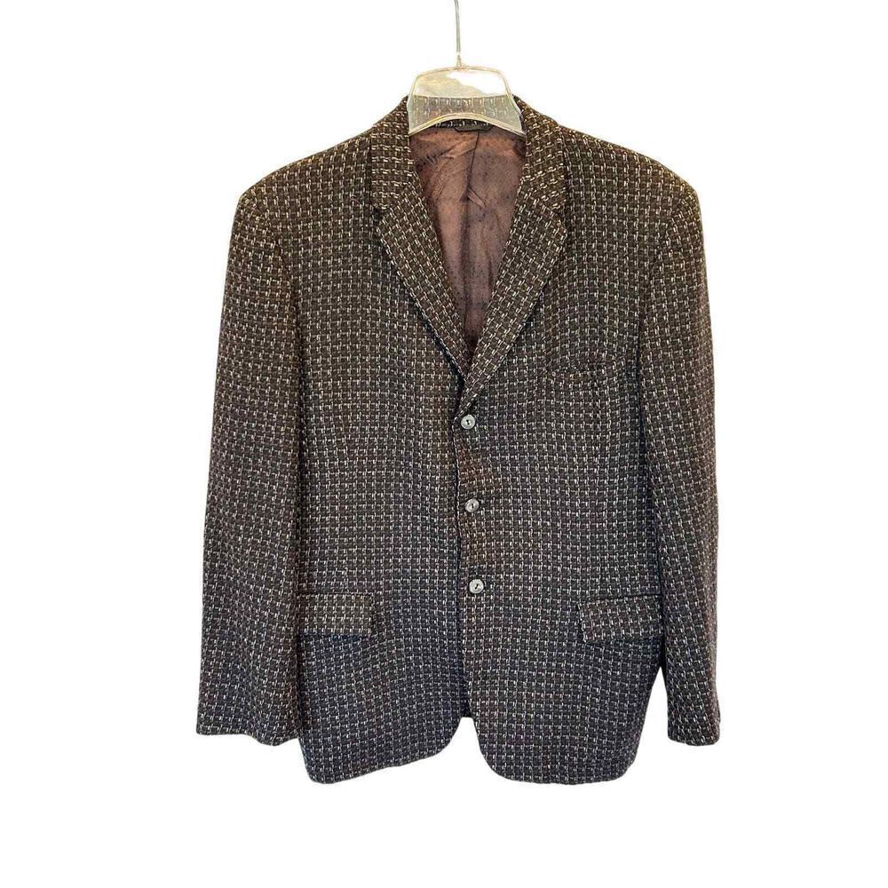 EUC Vintage Wool Sewell Supreme Houndstooth Jacket‎ 44